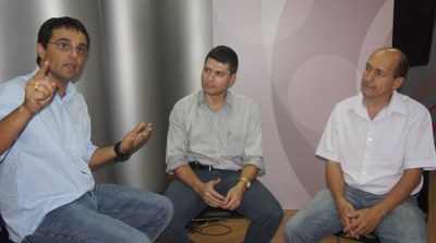 Vereadores de José Bonifácio visitam a TV