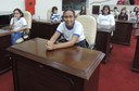 Vereadores mirins conhecem a sede do Legislativo