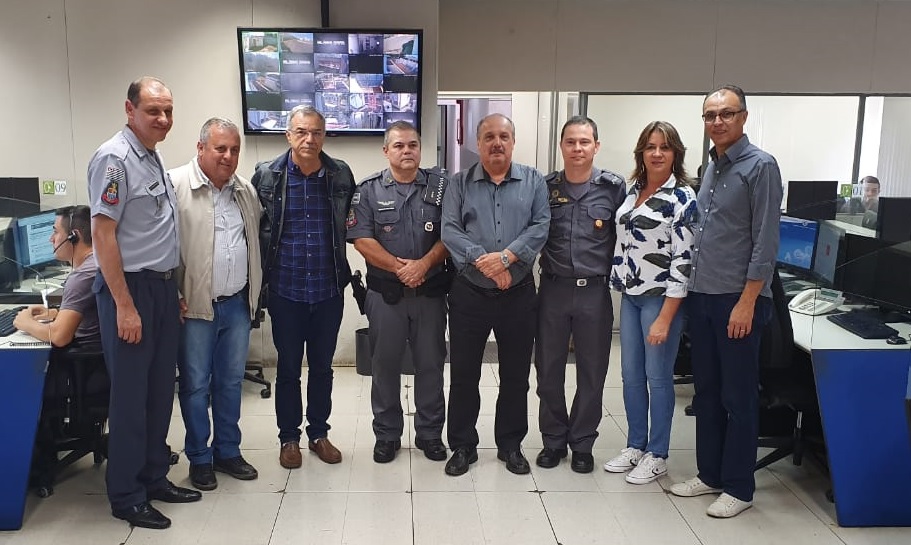 Vereadores visitam Centro de Operações da Polícia Militar