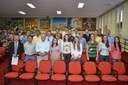 Os 21 servidores compareceram a reunião realizada hoje pela manhã Presidente dá posse a 12 aprovados no concurso público